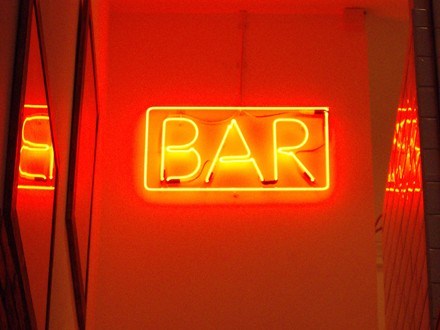 neon bar sign